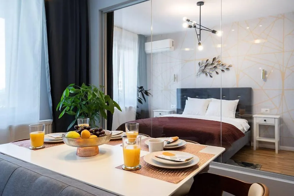 Bright 2Br Flat - Top Location - Amazing Balcony بوخارست 0*,